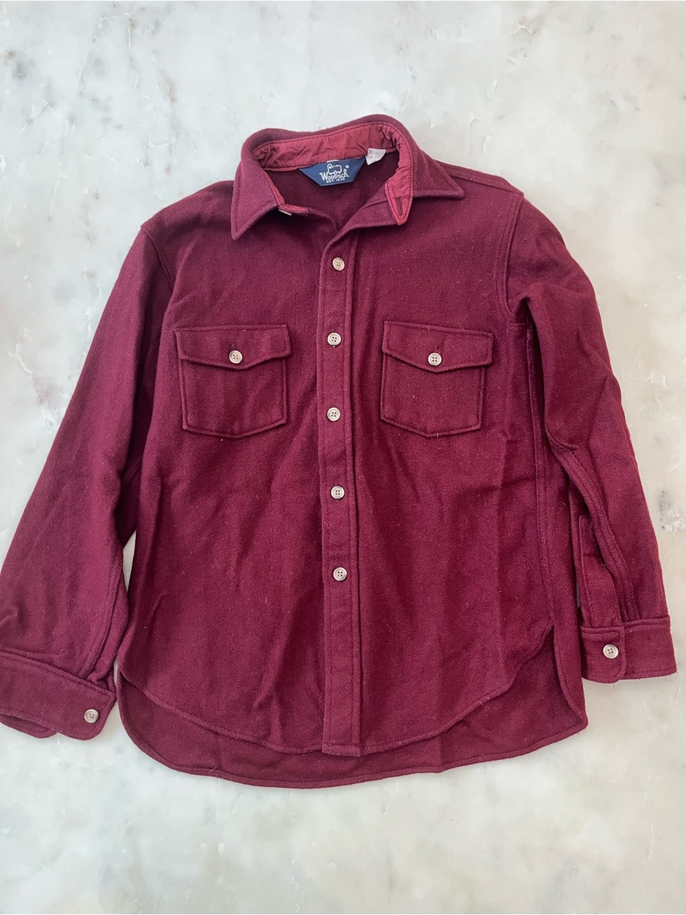 Vintage 70s/80s Woolrich Wool Blend Shirt Jacket